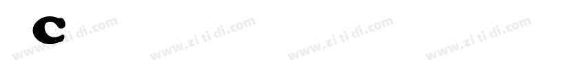 字体CooperCnd Heavy图字体转换